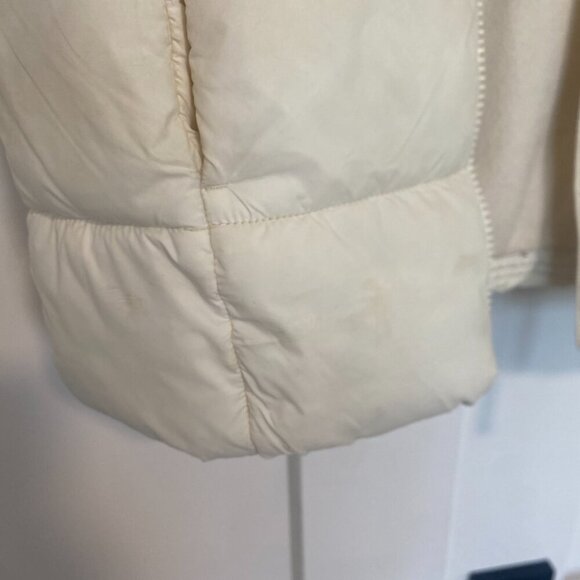 Cream Puffer Vest Lightweight Spring Fall Jacket Girl's Size XL (Girl's Size 14) - Picture 9 of 9